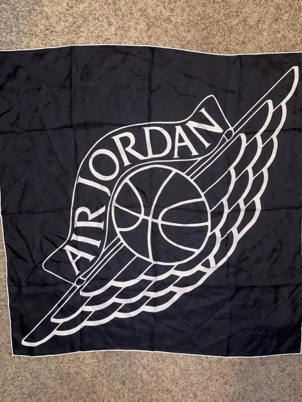 Air Jordan One Wings Silk Scarf Made in Italy 100% Silk Limited